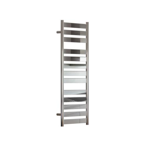Vogue Vela 950 x 500mm Flat Crossbar Towel Rail Dual Fuel Chrome 839BTU MD048 MS0950500CP-HE